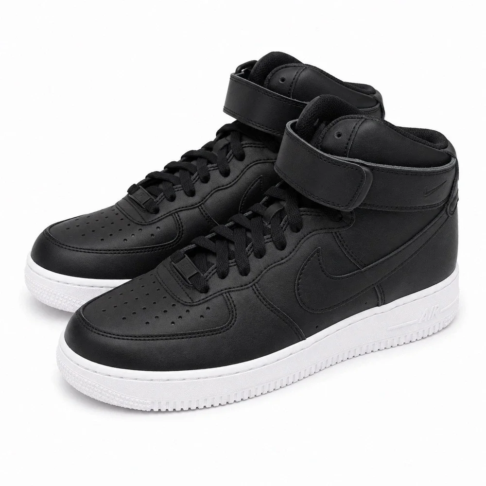 Nike Air Force 1 High by You High Top Black White AQ3777-992 Women's Size 8.5